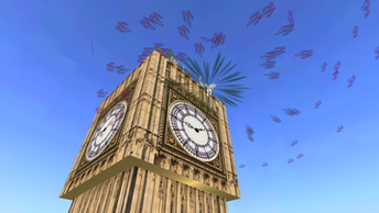 Big Ben sand box area