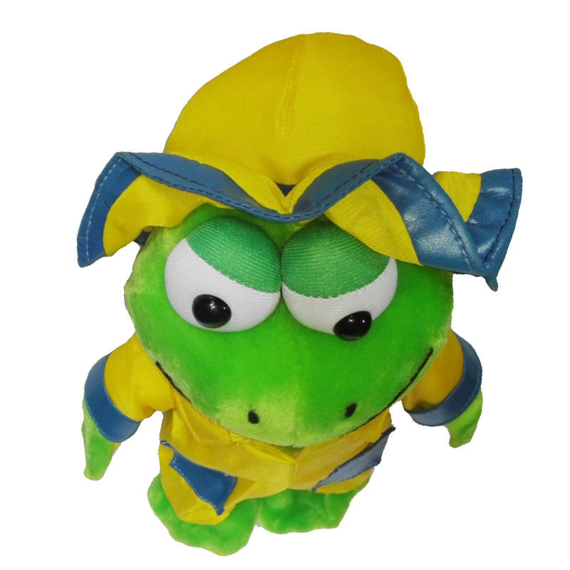Miniatura: Peluche Rana Traje Lluvia 35cm Peek-A-Boo Toys