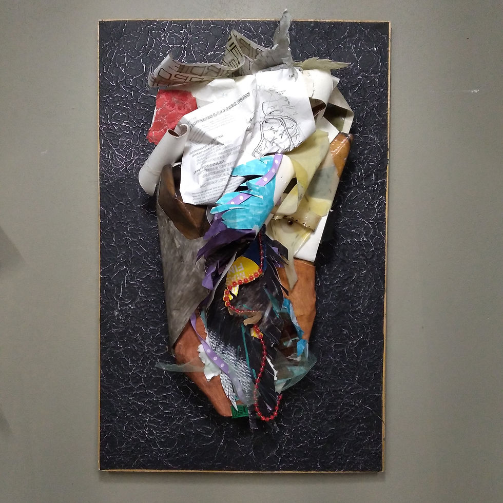 The Mask // 2020 // 20" x 34"