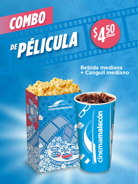 Combo de Película Cinemamalecón Guayaquil