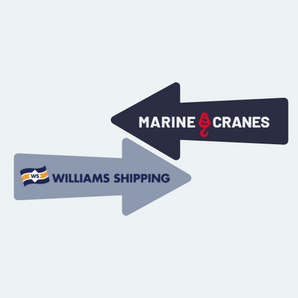 Williams Shipping and Marine Cranes partner to encourage others in the industry to switch to using bio-oil.