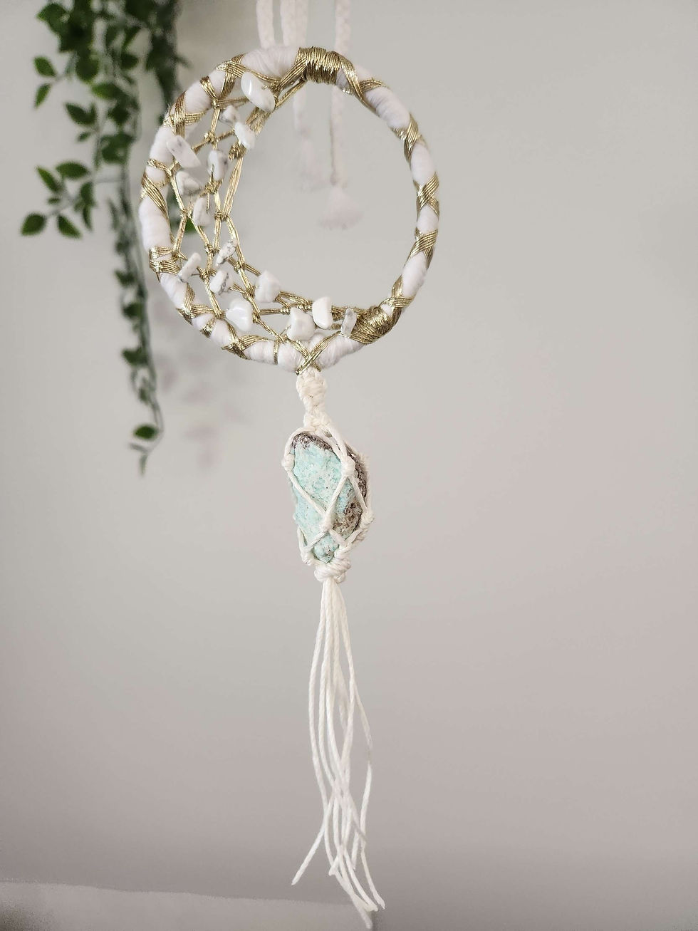 Mini Moon Dreamcatcher Hanging