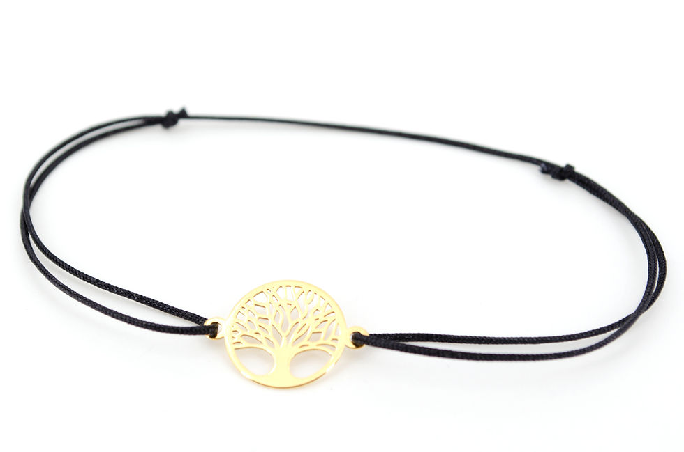 Miniaturbild: Armband Lebensbaum Gold Tree of life Schmuck filigran zart Damen Geschenk