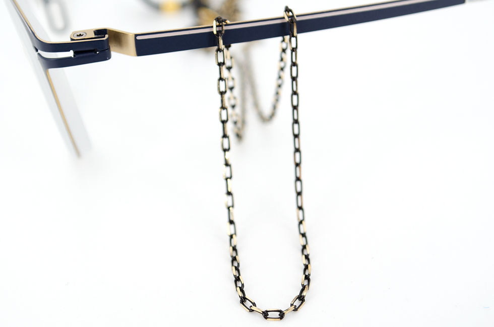 Miniaturbild: Brillenkette Ruson Gold Quadra