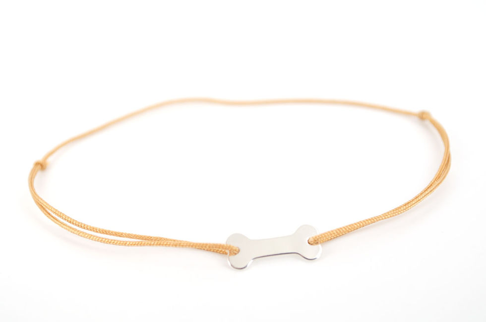 Miniaturbild: Armband Silber Sterling 925 Schmuck Damen kaufen Geschenk online Handmade individuell Trend Knochen Hunde Katzen Liebhaber
