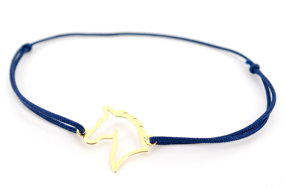 Miniaturbild: Armband Pferd Schmuck Gold online kaufen Handmade Armschmuck Damen Shop