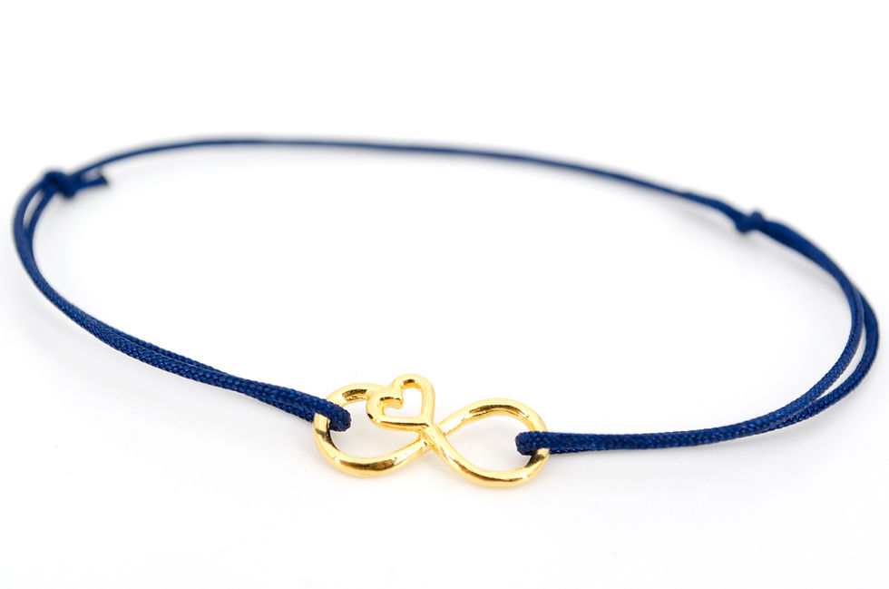 Miniaturbild: Armband Infinity Unendlichkeitszeichen Gold Geschenk Liebe Damen Schmuck Herz