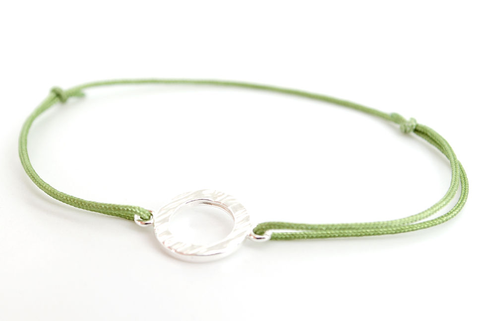 Miniaturbild: Armband Ring CR Silber