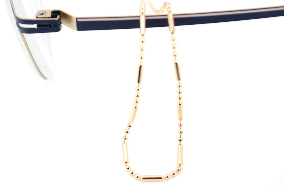 Miniaturbild: Brillenkette Maskenkette Sonnenbrille Halterung Kette Rosegold Schmuck kaufen online Shop