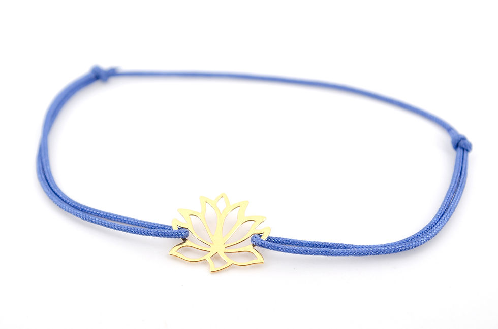 Miniaturbild: Armband Lotusblume Lotusblüte Schmuck Gold Lotus online kaufen Shop