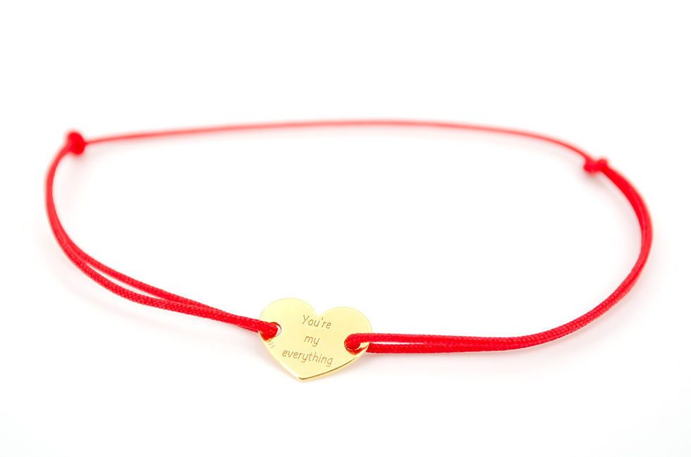 Miniaturbild: Armband Herz Geschenk Liebe Gold Gravur my everything Schmuck online kaufen