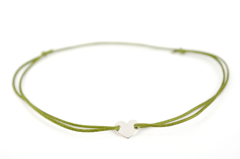 Miniaturbild: Armband Herz Silber