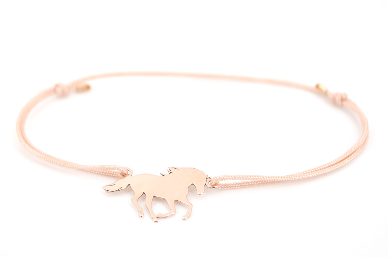 Armband Pferd Rosegold Reiter Schmuck