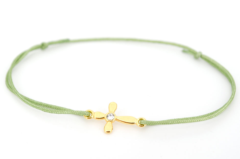 Miniaturbild: Armband S Kreuz Gold