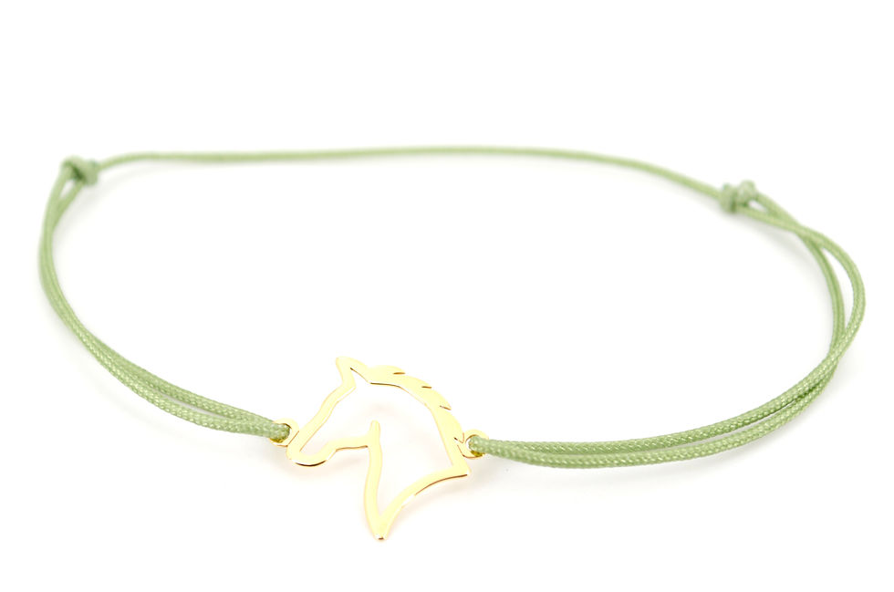 Miniaturbild: Armband Pferd Schmuck Gold online kaufen Handmade Armschmuck Damen Shop