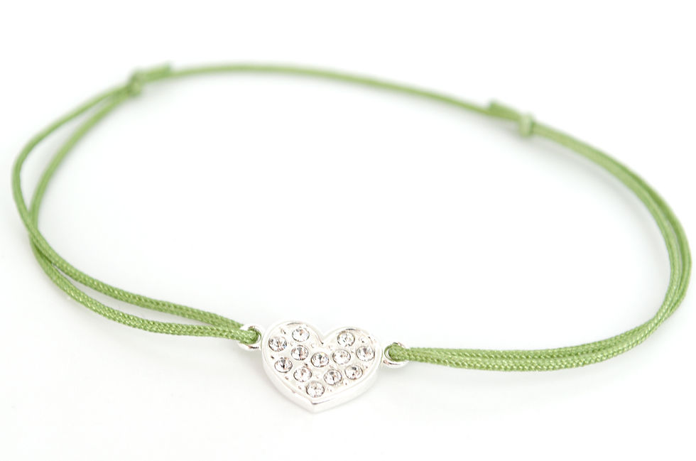 Miniaturbild: Armband S Herz Silber