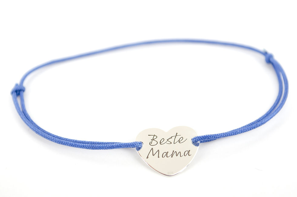 Miniaturbild: Armband Beste Mama Sterling Silber 925 Herz Muttertag Geschenk Liebe Schmuck online kaufen Shop Handmade
