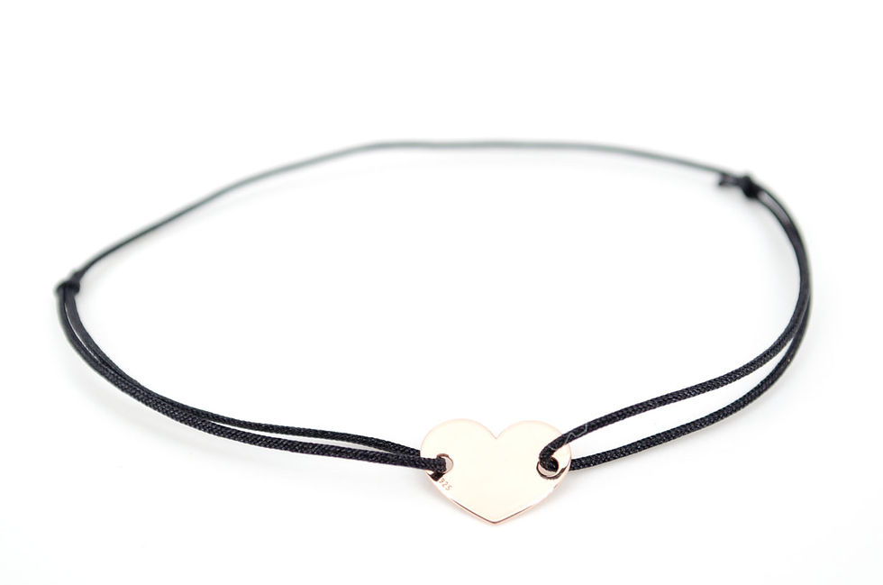 Miniaturbild: Armband Herz Rosegold