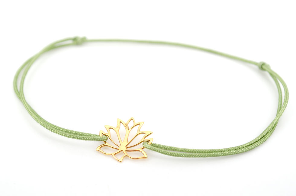 Miniaturbild: Armband Lotusblume Lotusbluete Schmuck Gold Lotus online kaufen Shop