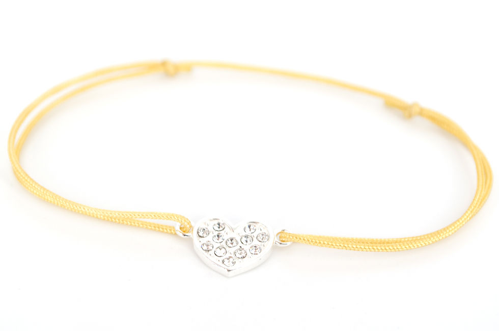Miniaturbild: Armband S Herz Silber