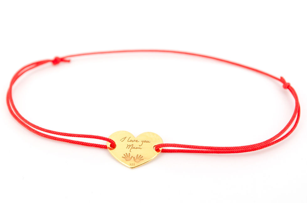 Miniaturbild: Armband Gold Gravur I love you Mum Mom Mama Liebe Schmuck Damen Mutter Muttertag Geschenk