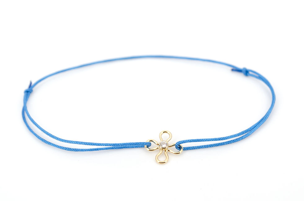 Miniaturbild: Armband Blume CZ Gold Schmuckstein Zirkonia Damen Liebe Geschenk Handmade