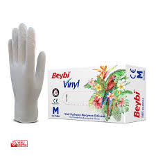 BEYBİ VİNİL PUDRASIZ MUAYENE ELDİVENİ 100'LÜK KUTU