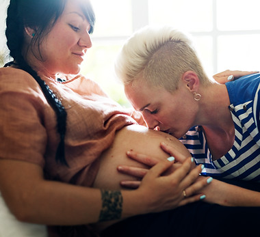 Expectant Couple Moment