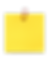 A yellow post it note