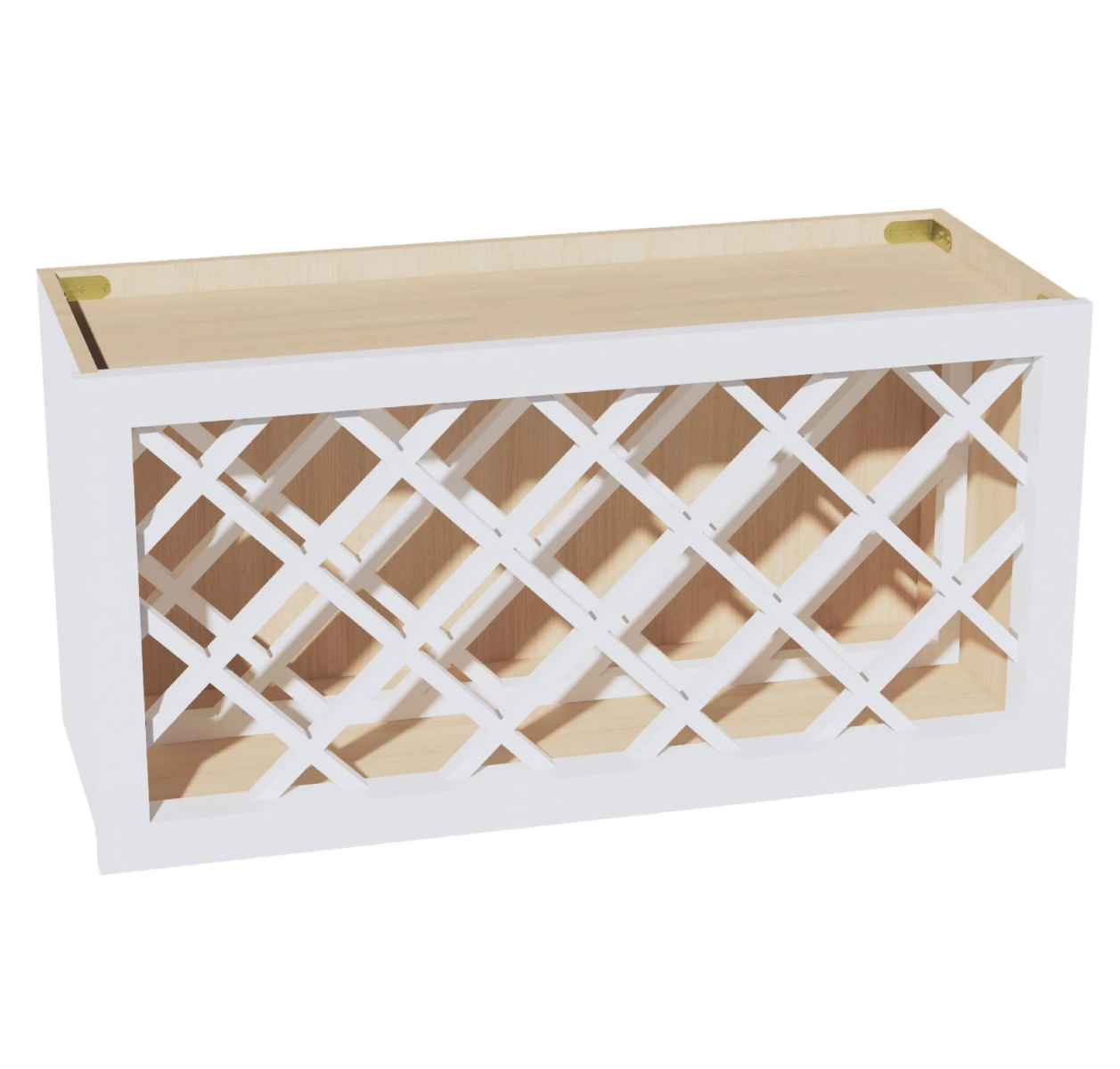 Solid Wood Plywood Kitchen Wall Wine Rack