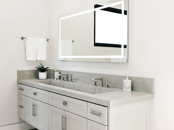 concrete vanity integral sink