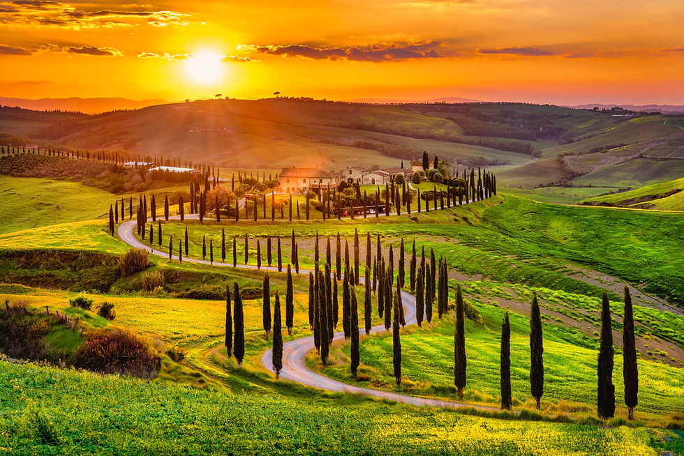 Tuscany sunset