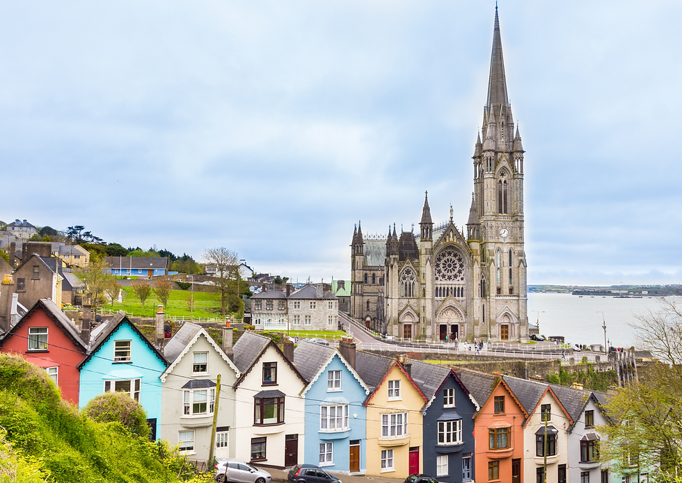 'Deck of Cards' Houses in Cobh, Ireland