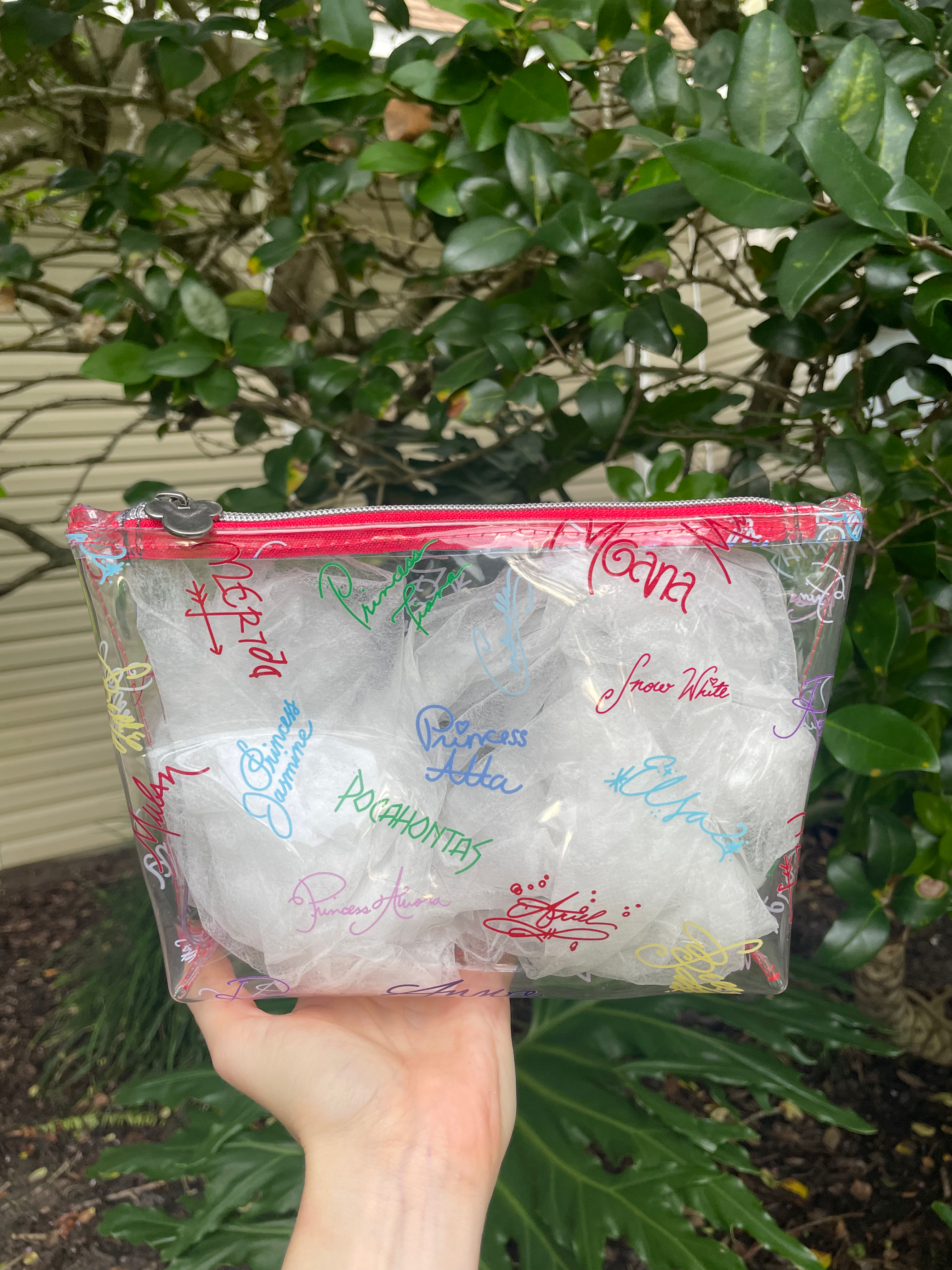 Clear Autographs Cosmetic Bag