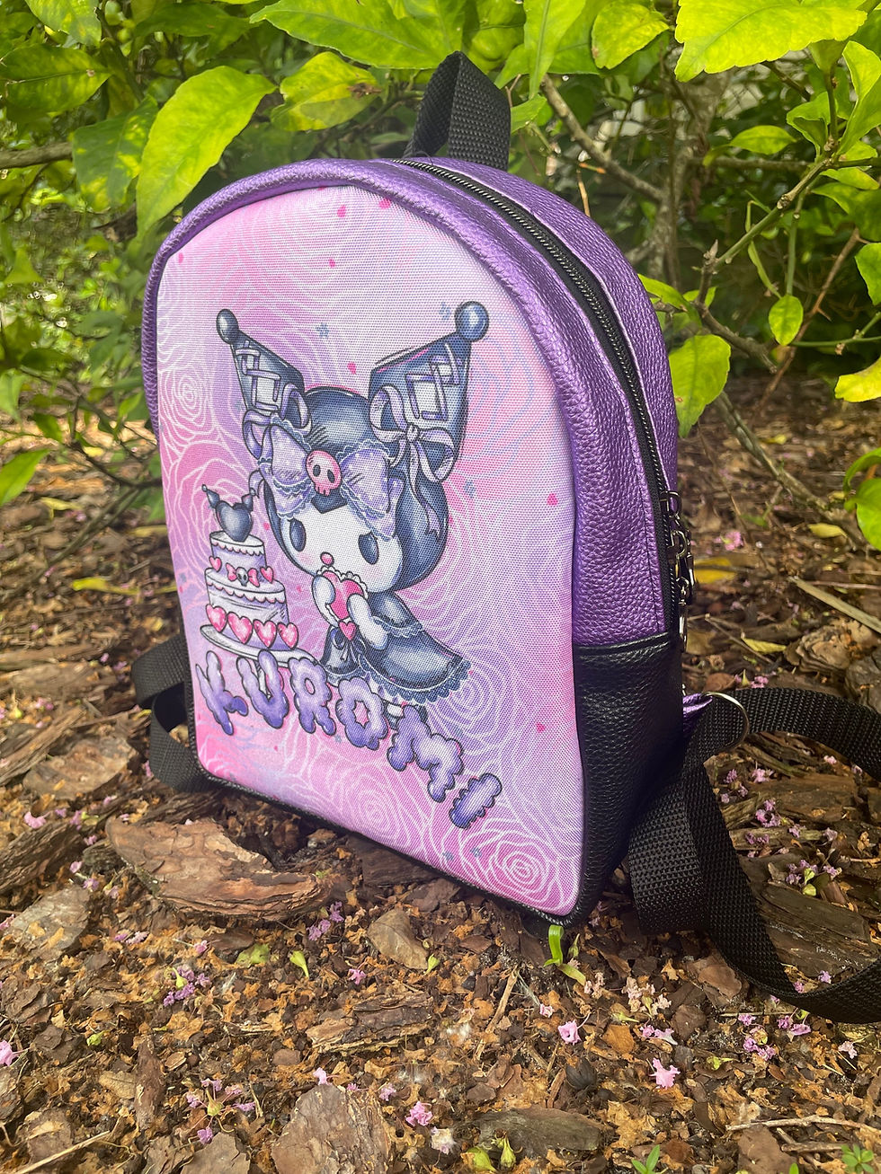 Thumbnail: NEW Goth Kitty Backpack 