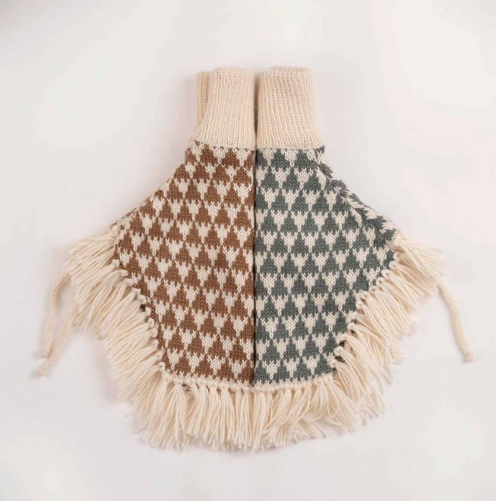 Miniaturbild: Triade Alpaka-Hunde-Poncho Kamel