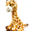 Miniaturbild: Kuschelige Giraffe Hundespielzeug Seitenansicht mit Rute