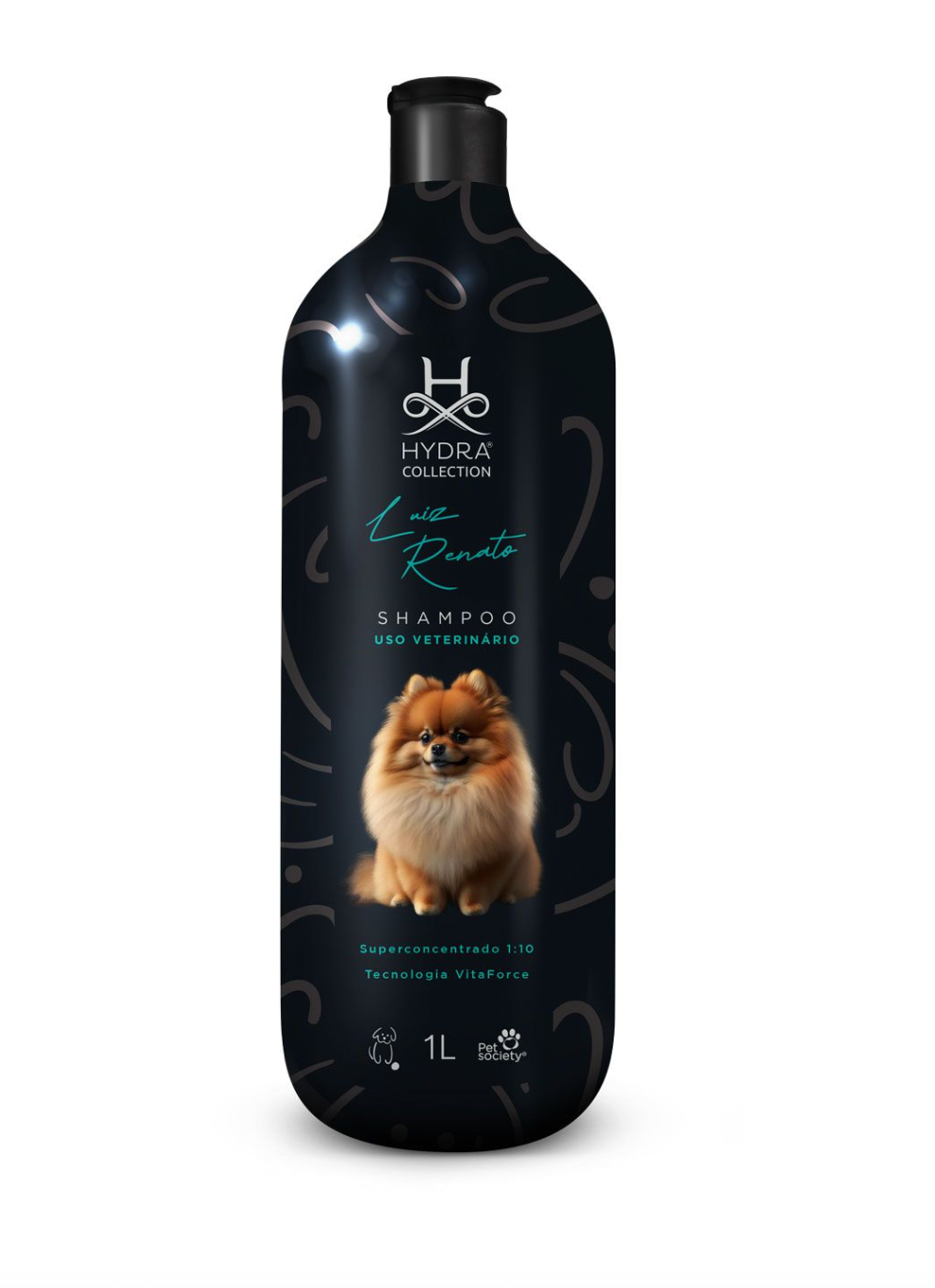 Hydra Luiz Renato Shampoo – Professionelles Volumen-Shampoo für Pomeranians, Zwergspitze und Hunde mit dichtem Doppelfell.