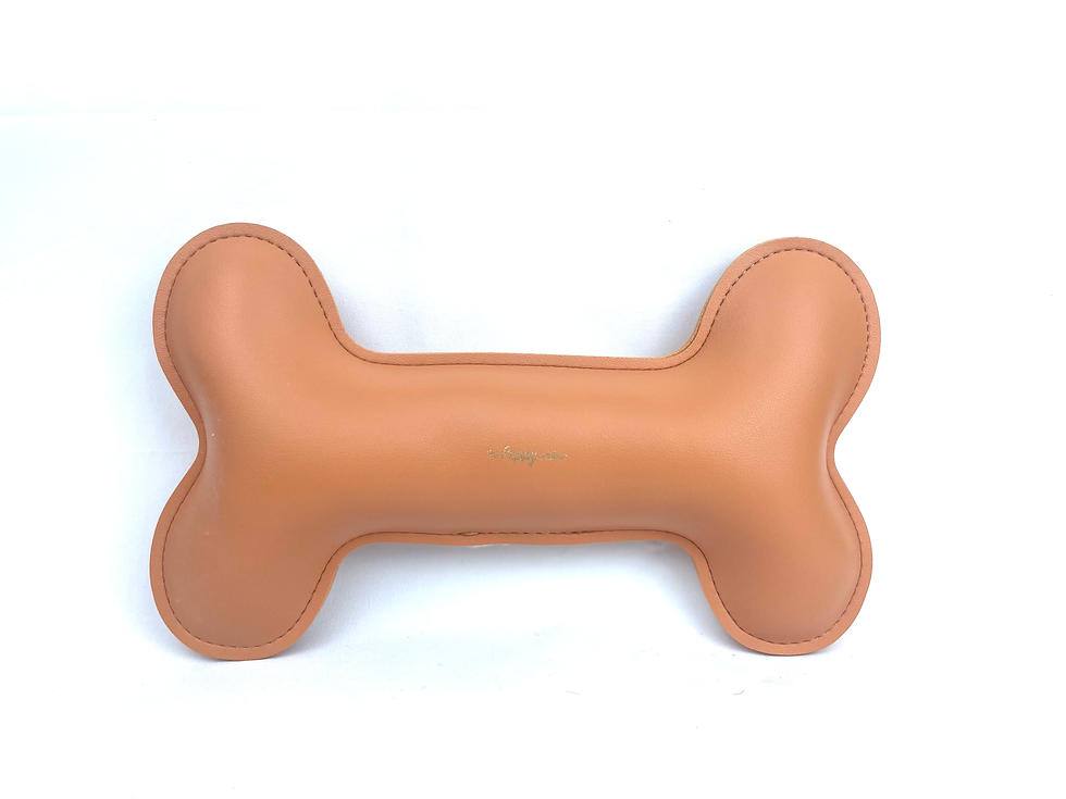 Orangener Kauknochen