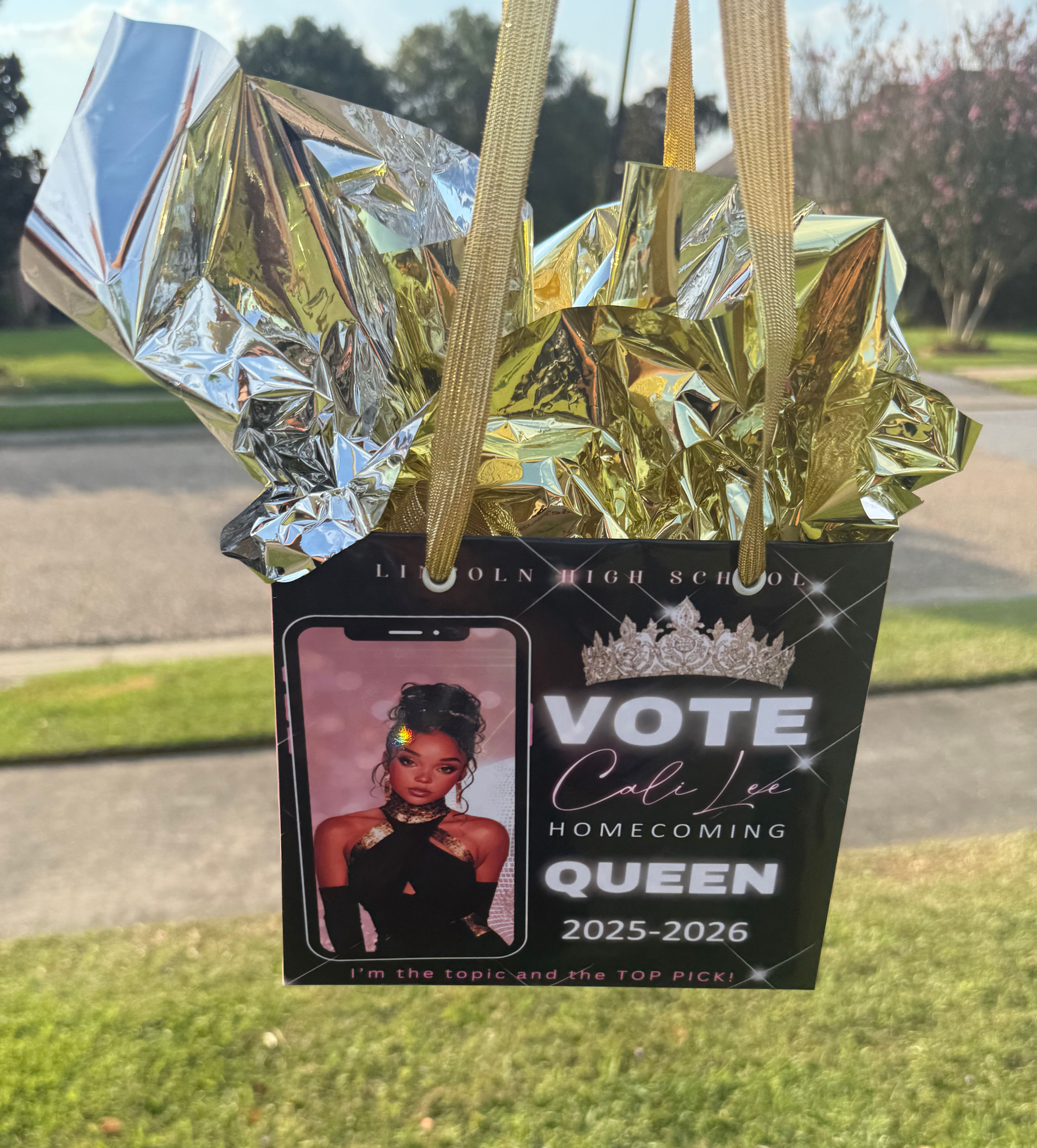 Custom gift bag (small horizontal)