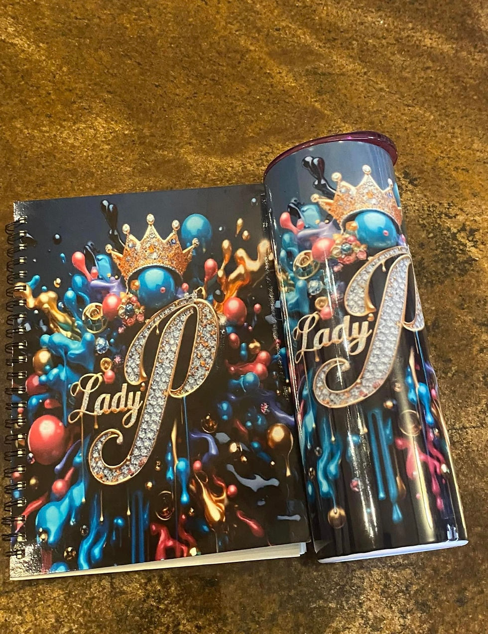 Thumbnail: Custom Design Notebook & Tumbler Set