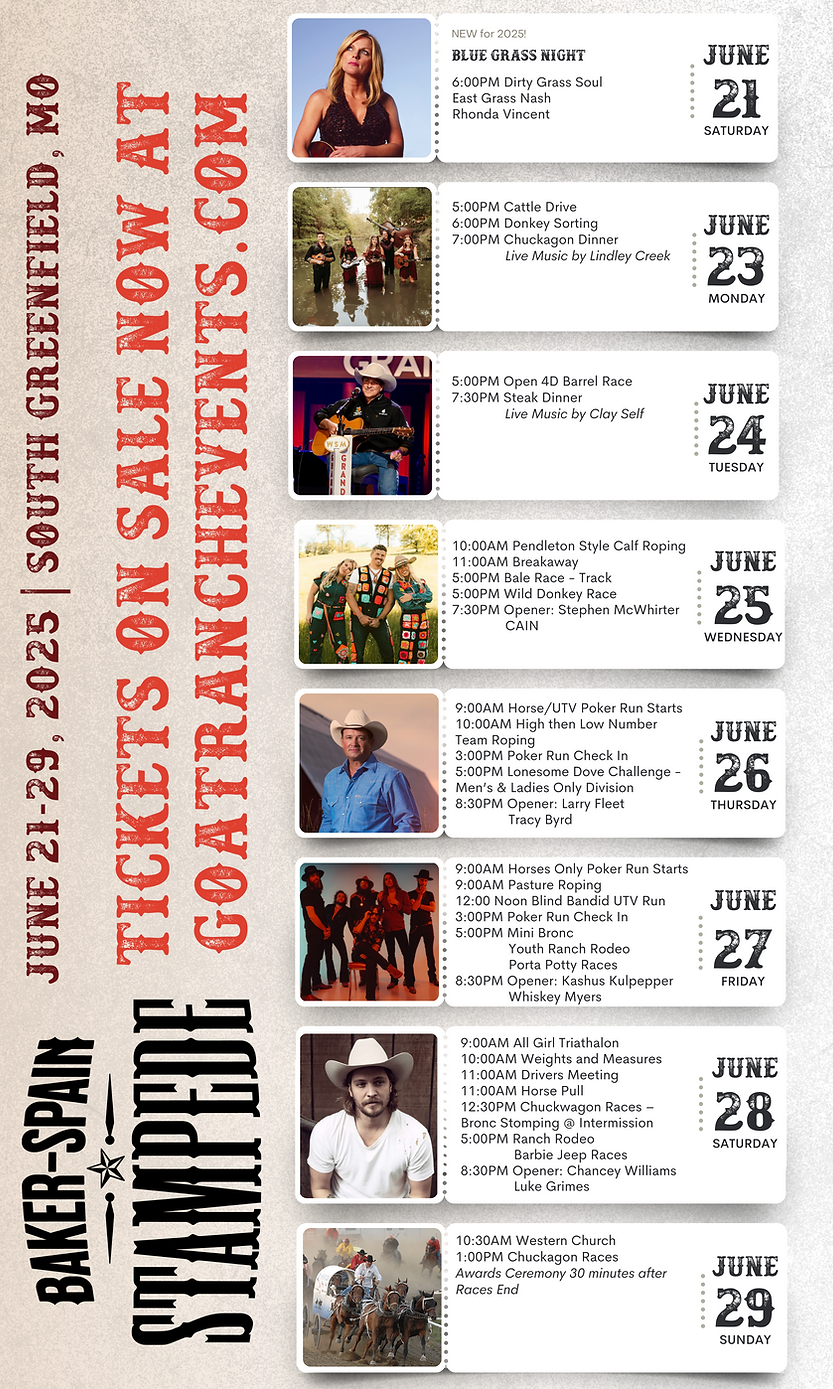 Baker-Spain Stampede Schedule.png