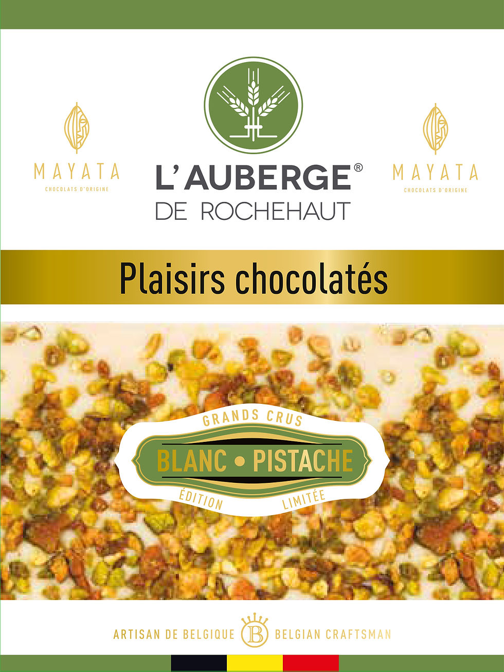 Miniature : Les "Plaisirs chocolatés" de L'Auberge de Rochehaut (4 saveurs)