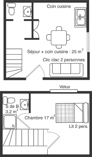 Plan appartement Naïs.