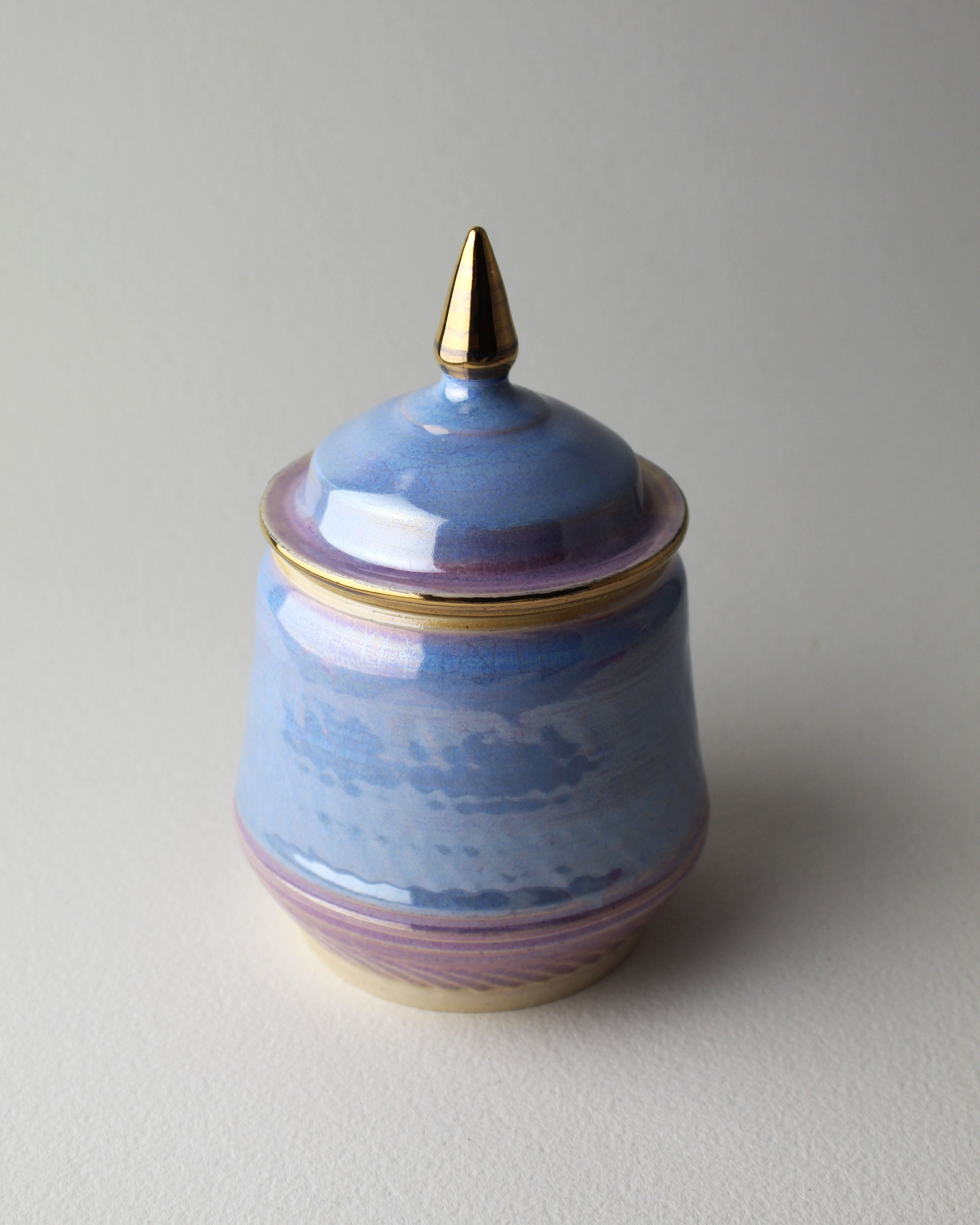 Periwinkle Luster Jar
