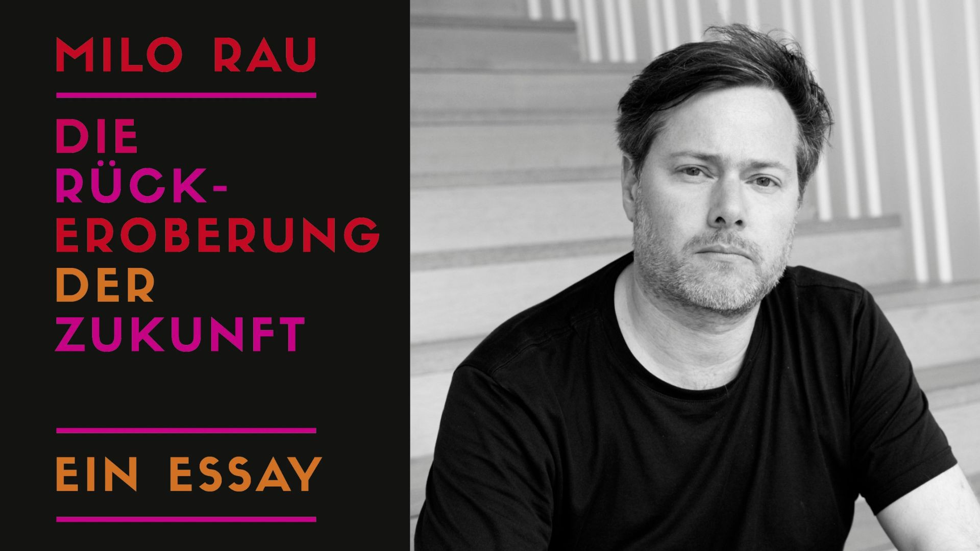 Milo Reburger Book Talk: Milo Rau's