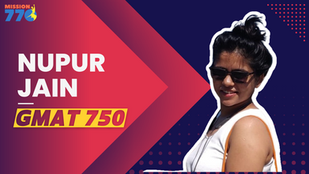 "I'm as average as anyone can be!" Nupur Jain GMAT 750
