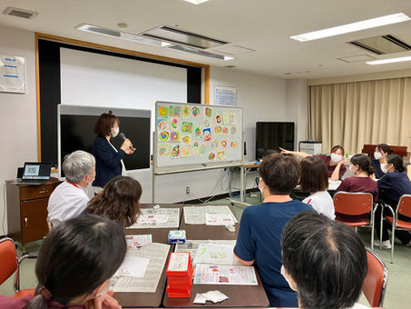 【鞍馬口医療センターで臨床美術体験会】