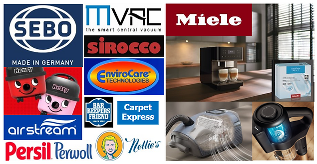 Vacuum supermarket Miele SEBO MVac Henry Hatty James Air Stream Persil Perwoll Nellies Env