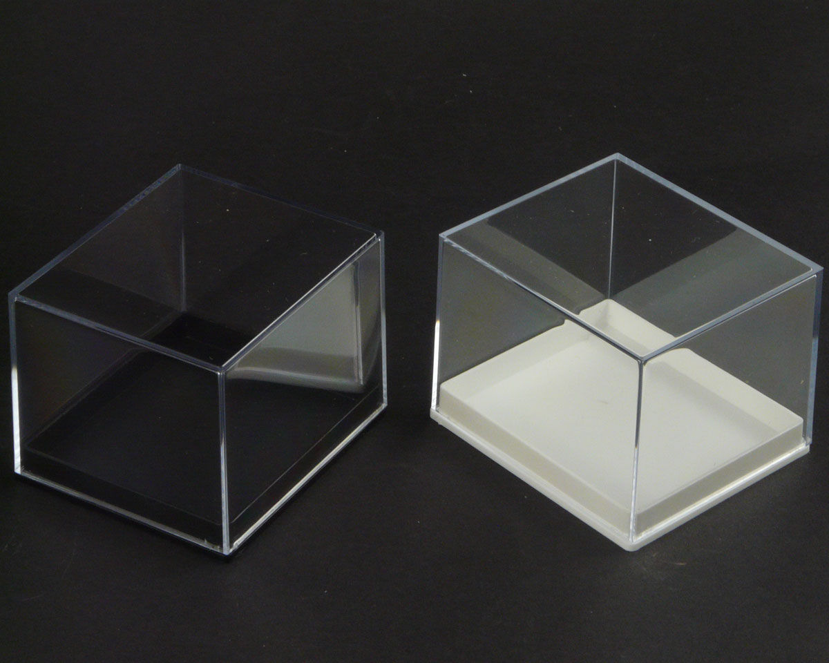 Lot de 10x boites plastique pour minéraux 65x75 mm - PM5